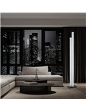 Lámpara de pie salón LED moderno 200cm MANHATTAN blanco, regulable, 48W, 5900Lm, 3000K