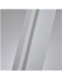 Lámpara de pie salón LED moderno 200cm MANHATTAN blanco, regulable, 48W, 5900Lm, 3000K