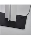 Lámpara de pie salón LED moderno 200cm MANHATTAN blanco, regulable, 48W, 5900Lm, 3000K
