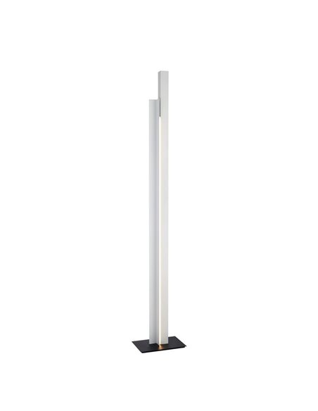 Lámpara de pie salón LED moderno 200cm MANHATTAN blanco, regulable, 48W, 5900Lm, 3000K