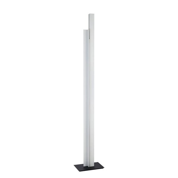 Lámpara de pie salón LED moderno 200cm MANHATTAN blanco, regulable, 48W, 5900Lm, 3000K