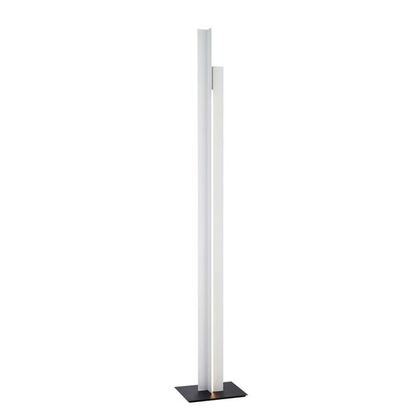 Lámpara de pie salón LED moderno 200cm MANHATTAN blanco, regulable, 48W, 5900Lm, 3000K