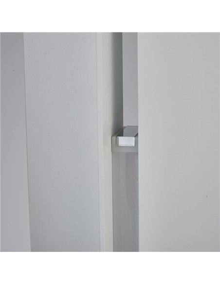 Lámpara de pie salón LED moderno 200cm MANHATTAN blanco, regulable, 48W, 5900Lm, 3000K
