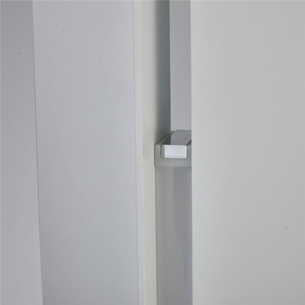 Lámpara de pie salón LED moderno 200cm MANHATTAN blanco, regulable, 48W, 5900Lm, 3000K