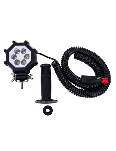 Faro de trabajo LED SLIM LRD 2986 con imán, enchufe mechero y accesorio vehículos especiales 23W 1800Lm