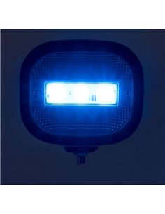 Faro de trabajo LED con luz de emergencia y estroboscópica LRD 3069 12/24V F-flash 1200Lm EMC R65 2