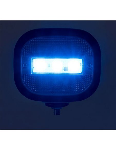 Faro de trabajo LED con luz de emergencia y estroboscópica LRD 3069 12/24V F-flash 1200Lm EMC R65