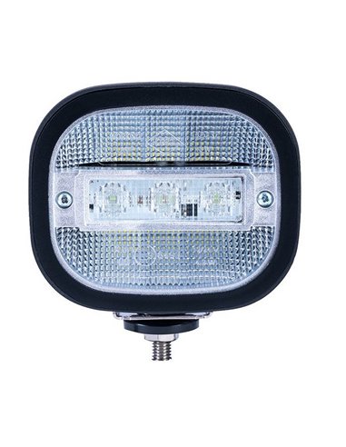 Faro de trabajo LED con luz de emergencia y estroboscópica LRD 3069 12/24V F-flash 1200Lm EMC R65