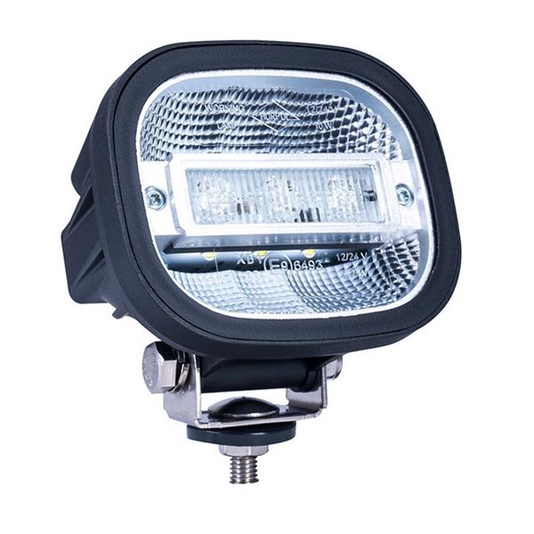 Faro de trabajo LED con luz de emergencia y estroboscópica LRD 3069 12/24V F-flash 1200Lm EMC R65