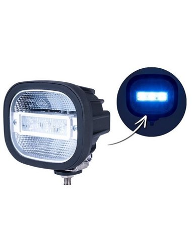 Faro de trabajo LED con luz de emergencia y estroboscópica LRD 3069 12/24V F-flash 1200Lm EMC R65