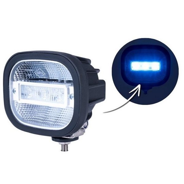 Faro de trabajo LED con luz de emergencia y estroboscópica LRD 3069 12/24V F-flash 1200Lm EMC R65
