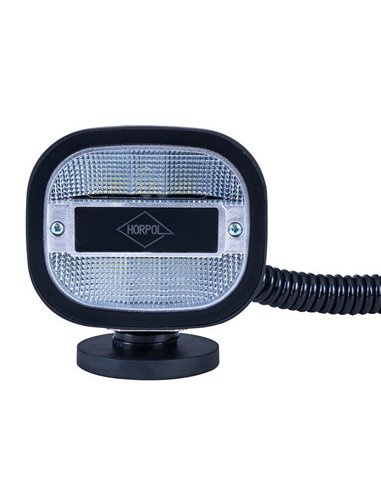 Luz de trabalho LED com ímã e plugue para acendedor de cigarros LRD 3070, suporte inclinável e base magnética 12/24V IP68