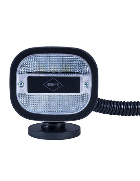 Faro LED de trabajo con imán y enchufe mechero LRD 3070 soporte inclinable y base magnética 12/24V IP68