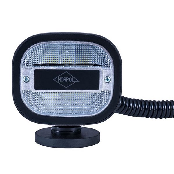 Luz de trabalho LED com ímã e plugue para acendedor de cigarros LRD 3070, suporte inclinável e base magnética 12/24V IP68