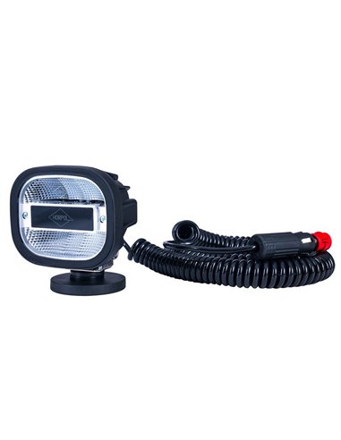 Luz de trabalho LED com ímã e plugue para acendedor de cigarros LRD 3070, suporte inclinável e base magnética 12/24V IP68