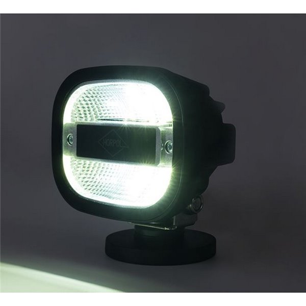 Faro LED de trabajo con imán y enchufe mechero LRD 3070 soporte inclinable y base magnética 12/24V IP68