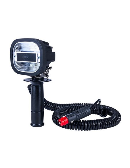 Faro de trabajo LED con enchufe mechero, imán y soporte vehículos especiales LRD 3071 10W 12/24V EMC R10