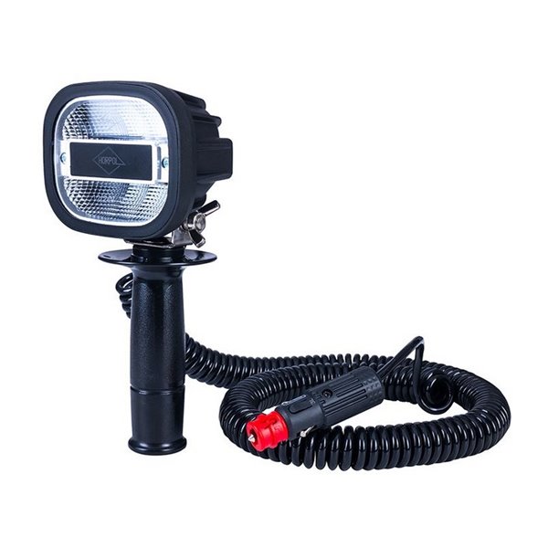 Faro de trabajo LED con enchufe mechero, imán y soporte vehículos especiales LRD 3071 10W 12/24V EMC R10