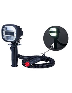 Faro de trabajo LED con enchufe mechero, imán y soporte vehículos especiales LRD 3071 10W 12/24V EMC R10