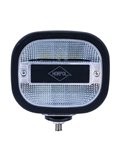 Refletor de trabalho LED com montagem inferior, 1200 lúmens, LRD 3072, 12/24 V, 10 W, IP68, R10 EMC