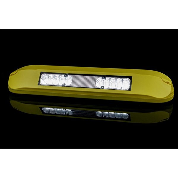 Luz de trabajo LED perimetral LRD 3042/Y-AM 12/24V 12W 1000Lm carcasa amarilla