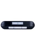 Luz de trabajo LED con luz de advertencia LED LRD 3043/BL/A1 12/24V 12W 1000Lm EMC carcasa negra