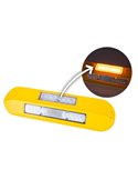 Luz LED de trabajo con luz de advertencia LED LRD 3043/Y/A1 12/24V 12W 1000Lm EMC carcasa amarilla
