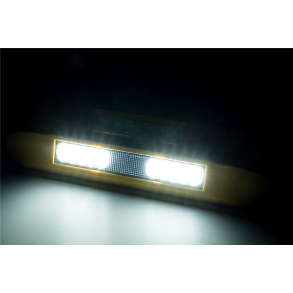 Luz LED de trabajo con luz de advertencia LED LRD 3043/Y/A1 12/24V 12W 1000Lm EMC carcasa amarilla