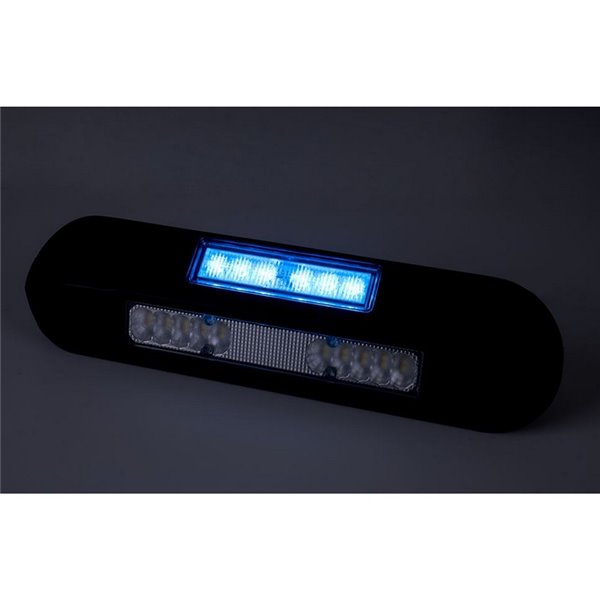 Luz de trabajo LED perimetral con luz de advertencia y estroboscópica LRD 3043/BL/B2 12/24V 1000Lm EMC