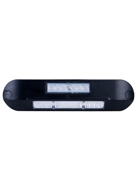 Luz de trabajo LED perimetral con luz de advertencia y estroboscópica LRD 3043/BL/B2 12/24V 1000Lm EMC