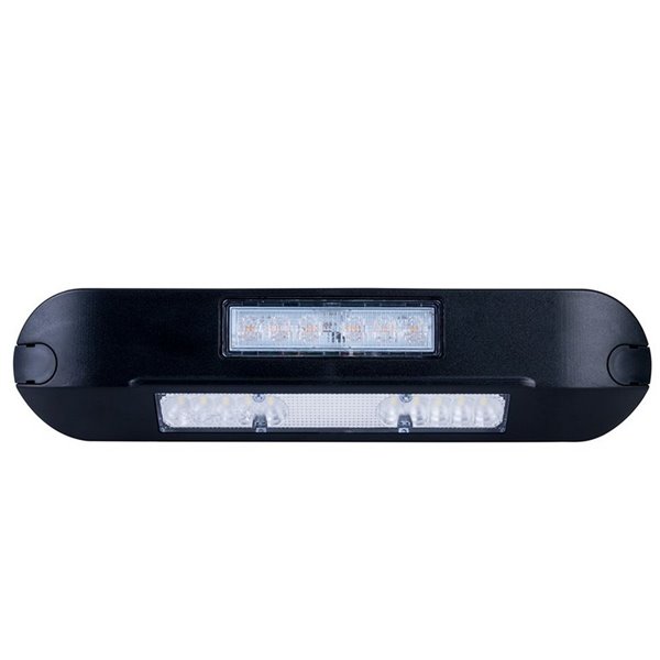 Luz de trabajo LED perimetral con luz de advertencia y estroboscópica LRD 3043/BL/B2 12/24V 1000Lm EMC