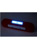 Luz LED de trabajo con luz de advertencia LED LRD 3043/R/B2 12/24V 1000Lm carcasa roja