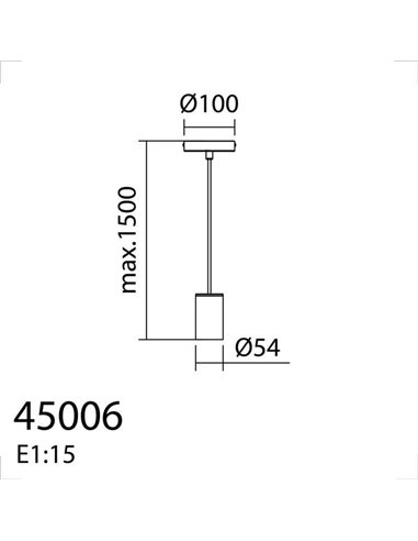 Luminária pendente minimalista KOPA, preta e madeira natural, E27 (não incluída)