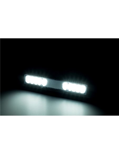 Farol de trabalho LED LRD 3042/BL/4K 12/24V 12W 4000K E9 EMC com carcaça preta EMC E9