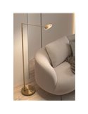 Lámpara de pie LED con cabezal lector móvil medalla DAPHNE R 9W CCT 2700K-4000K
