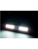 Farol de trabalho LED LRD 3042/R/4K 12/24V 12W 4000K IP68 1000lm E9 EMC com carcaça vermelha