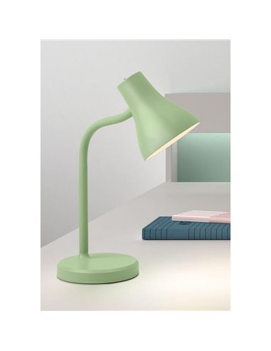Flexo LED de escritorio RAINBOW verde 4,5W 370Lm 4000K