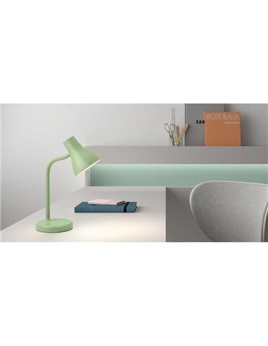 Flexo LED de escritorio RAINBOW verde 4,5W 370Lm 4000K