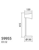 Flexo LED de escritorio RAINBOW verde 4,5W 370Lm 4000K