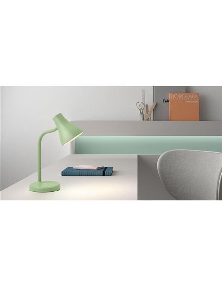Flexo LED de mesa RAINBOW negro 4,5W 370Lm 4000K