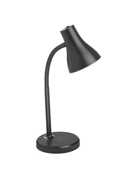 Flexo LED de mesa RAINBOW negro 4,5W 370Lm 4000K