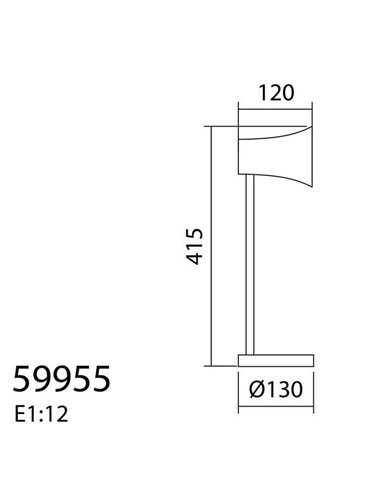 Flexo LED de table RAINBOW noir 4,5W 370Lm 4000K