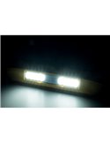 Farol de trabalho LED LRD 3042/Y/4K 12/24V 12W 4000K IP68 1000lm E9 EMC com carcaça amarela