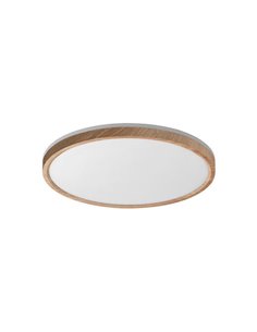 Plafonnier LED naturel OSONA Ø32cm, 26+6W 3000Lm+600Lm, sélecteur de température de couleur et d'intensité