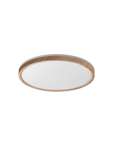 Plafonnier LED naturel OSONA Ø32cm, 26+6W 3000Lm+600Lm, sélecteur de température de couleur et d'intensité