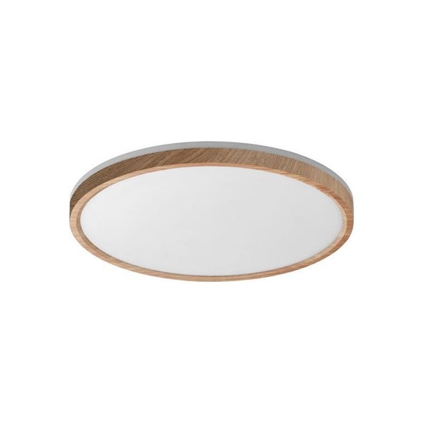 Plafonnier LED naturel OSONA Ø32cm, 26+6W 3000Lm+600Lm, sélecteur de température de couleur et d'intensité