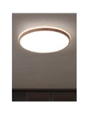 Plafón de techo LED OSONA natural Ø40 32+8W 3400Lm+800Lm selector CCT regulable