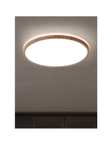 Plafón de techo LED OSONA natural Ø40 32+8W 3400Lm+800Lm selector CCT regulable