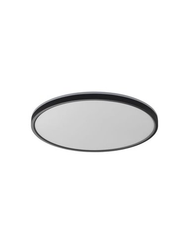 Plafón de techo LED OSONA negro 32+8W 3400+800 lm Ø40 selector CCT regulable