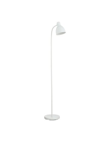 Lampadaire LUMI à tête flexible, blanc, 1 x E27, hauteur 1520 mm
